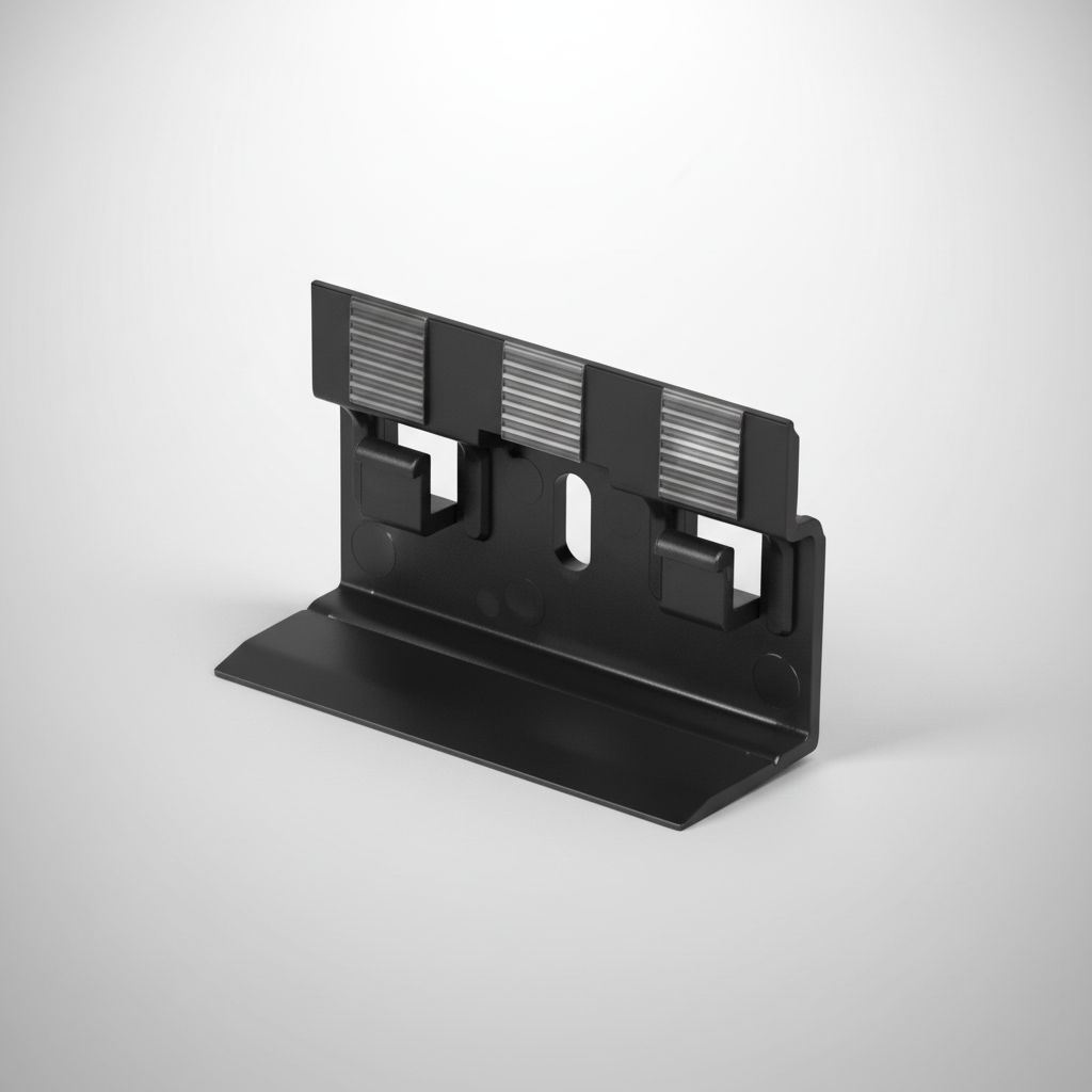 Klips do wpinania w listwę montażową – z ogranicznikiem