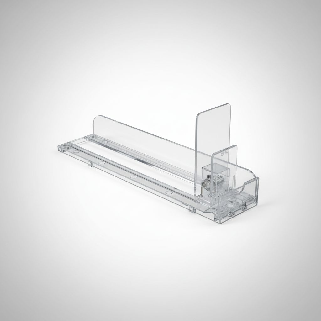 Popychacz towarów z przegrodą 60×320 mm