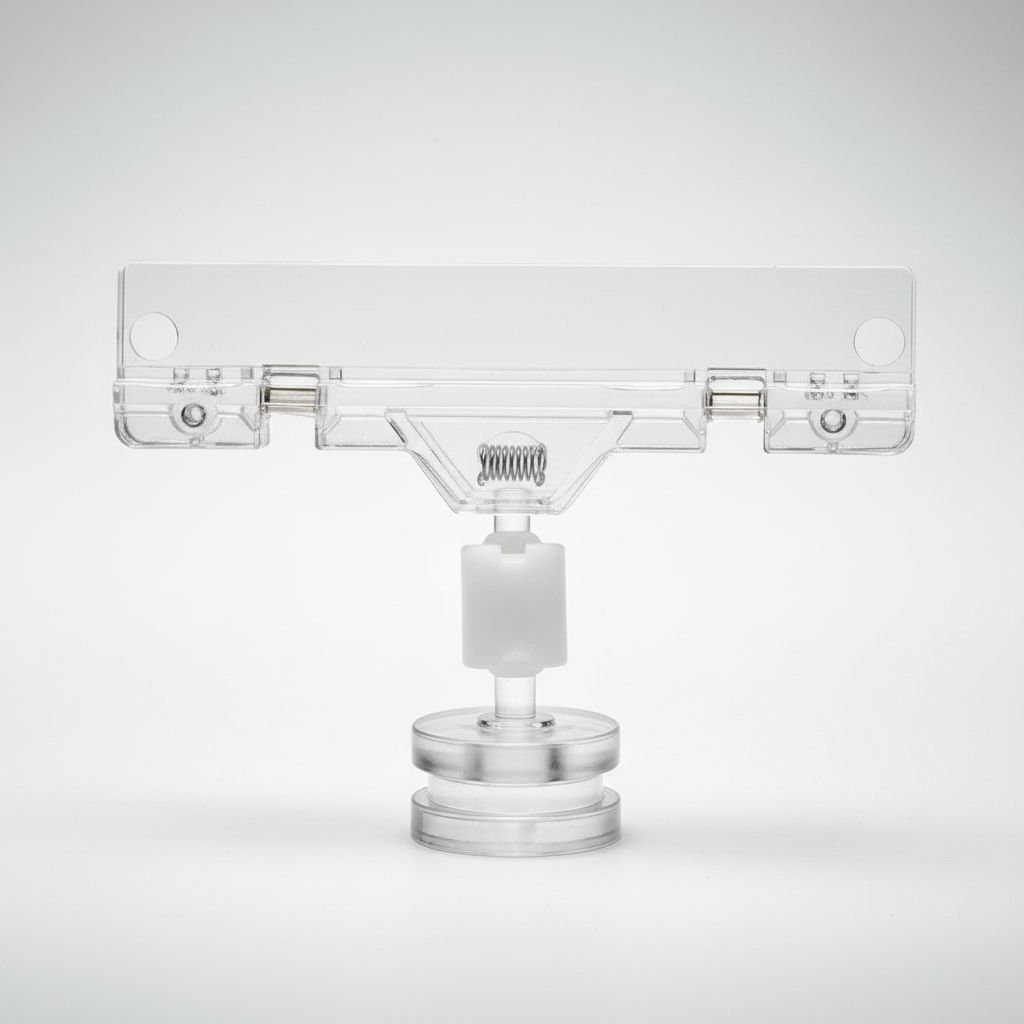 Uchwyt z dużym klipsem i podstawą z magnesem neodymowym