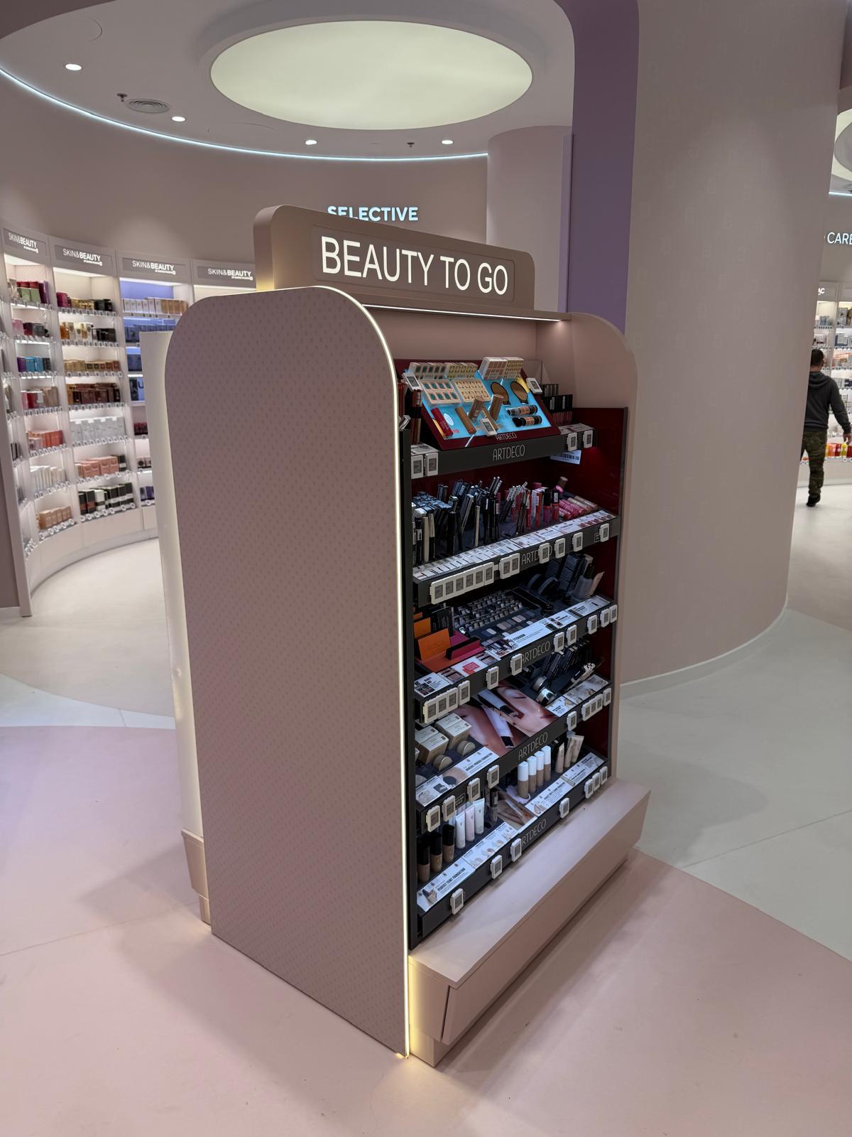 Beauty To Go – strefy ekspozycyjne